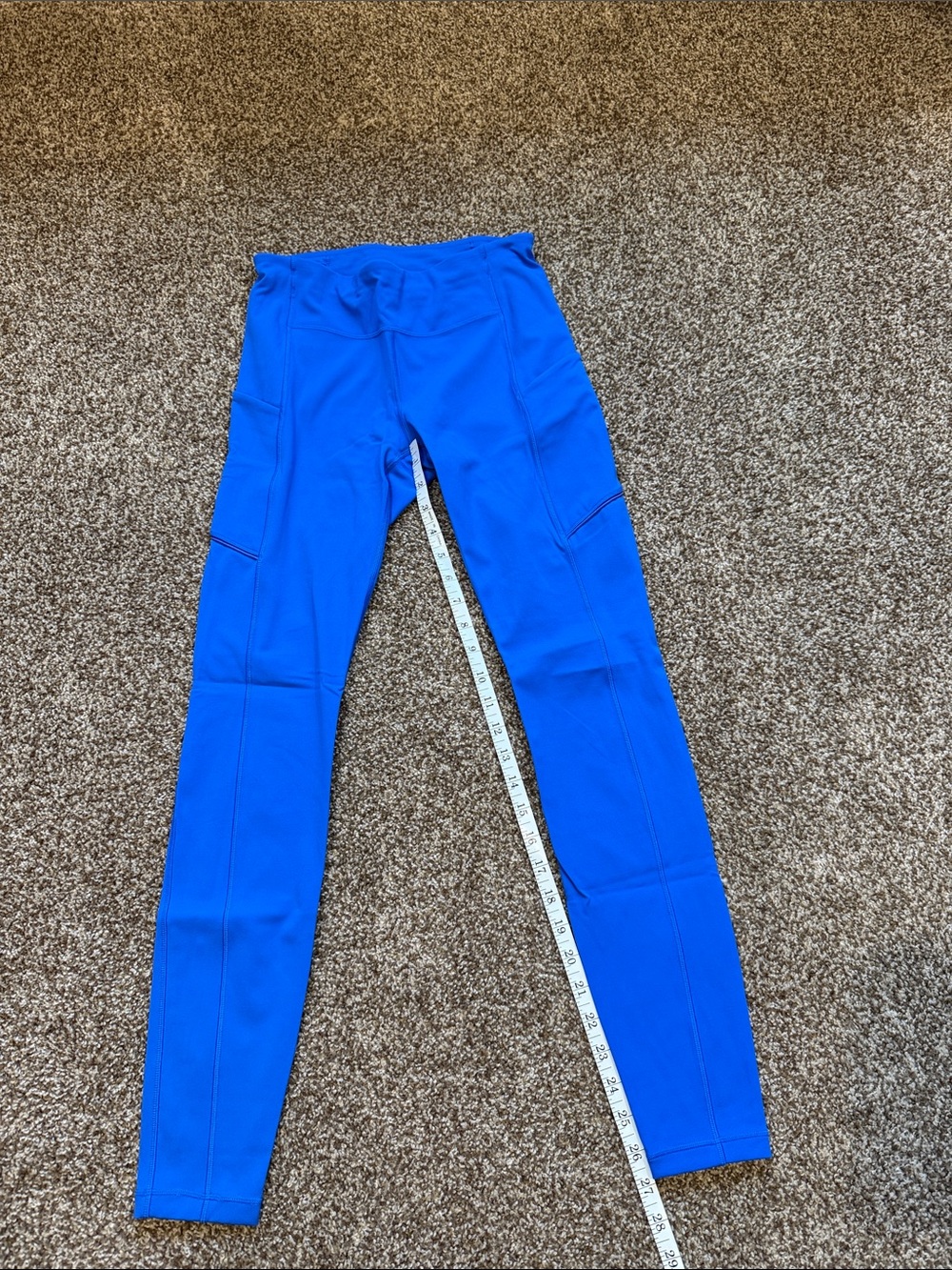 Womens lululemon Bright Blue Active Leggings